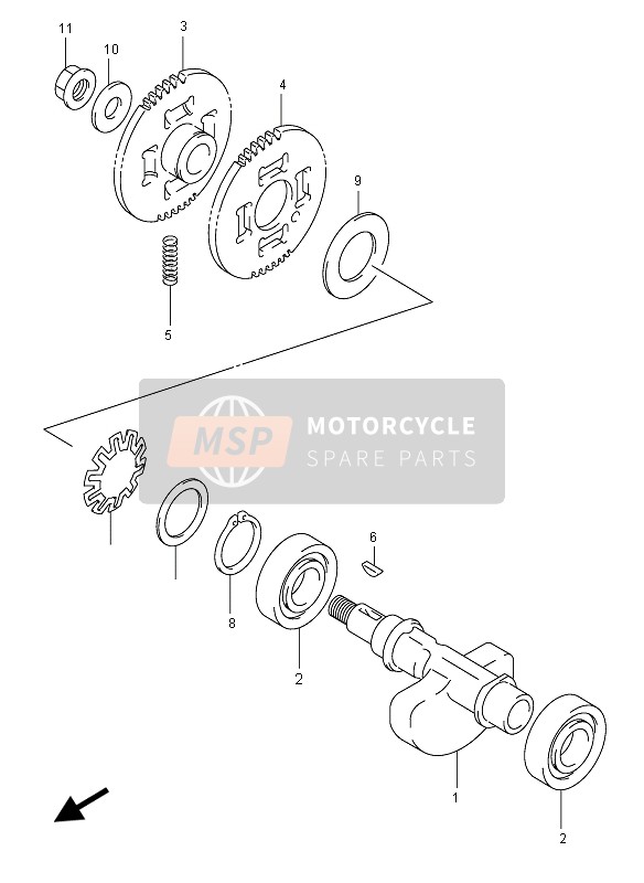 1265114F00, Balancer, Crank, Suzuki, 0